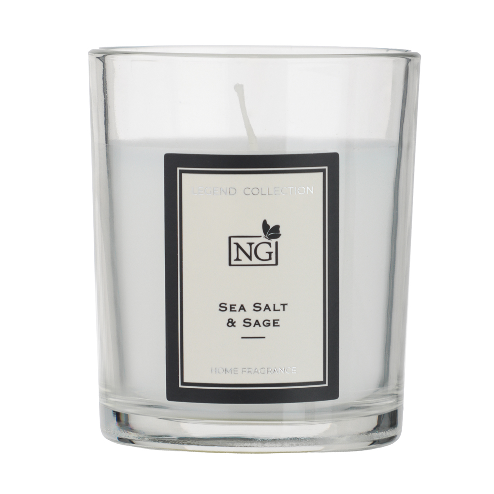 NEW GALAXY Свеча ароматизированная LEGEND COLLECTION, 88 гр, Sea Salt & Sage - #5