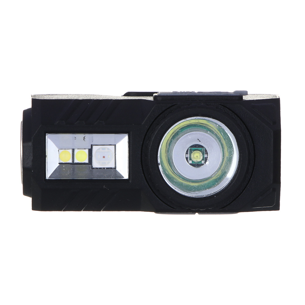 ЕРМАК Фонарь налобный,сенсорный,крепление, XPE LED+3LED,9 режимов,500мАч, 64х45х34 мм, красный свет - #9