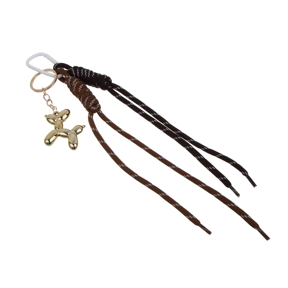 Подвеска брелок шнур паракорд 2 шт и шарм игрушка тм ЮL, ПУ, нейлон, металл, 2 дизайна - #3