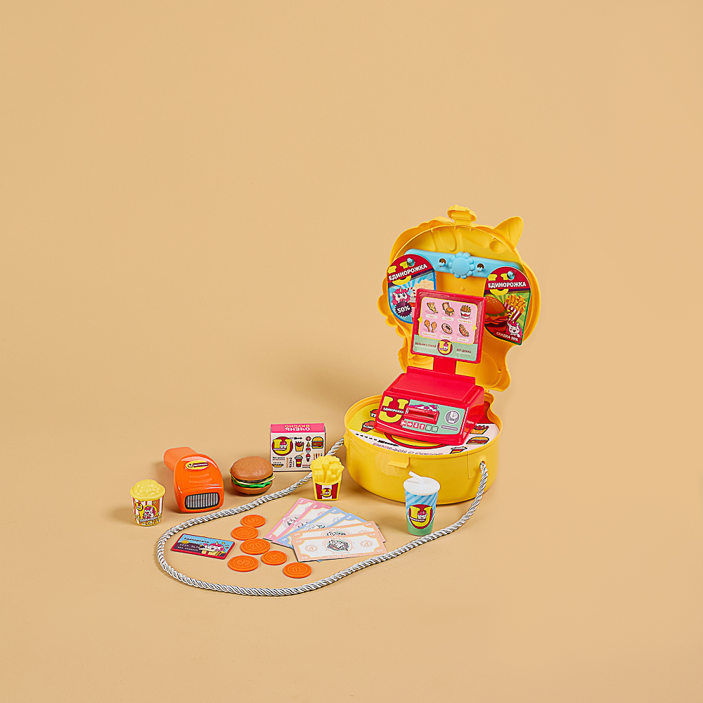 ИГРОЛЕНД Набор игровой в чемоданчике "Кафе", 27 пр., ABS, 17.5х21х25см - #13