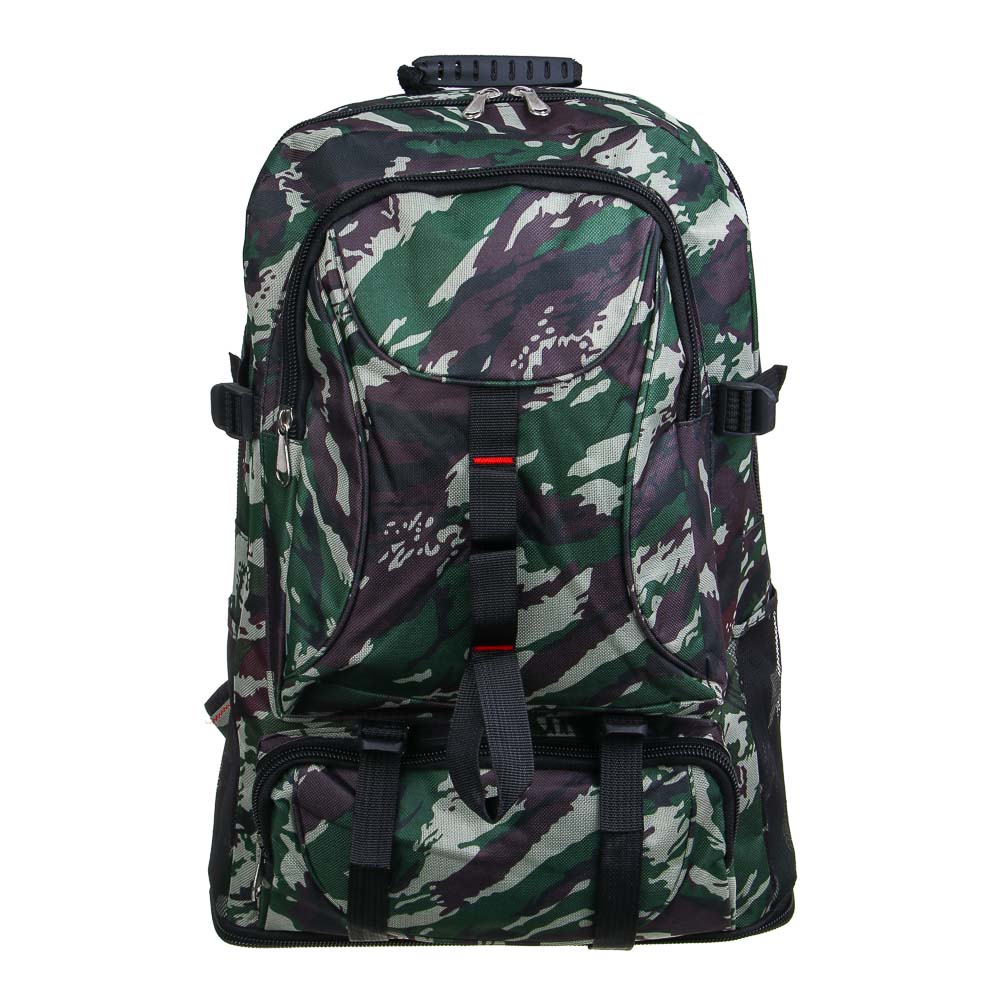 РУССО ТУРИСТО Рюкзак туристический Геолог 50-60л, 65x35x14,5 см, нейлон - #2