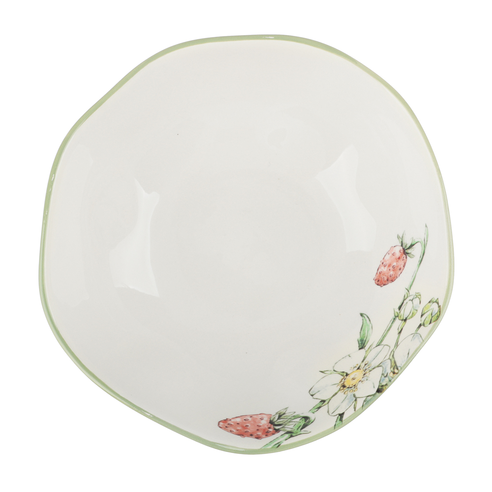 MILLIMI Земляника Салатник, 15,5х5см, 380мл, керамика - #4