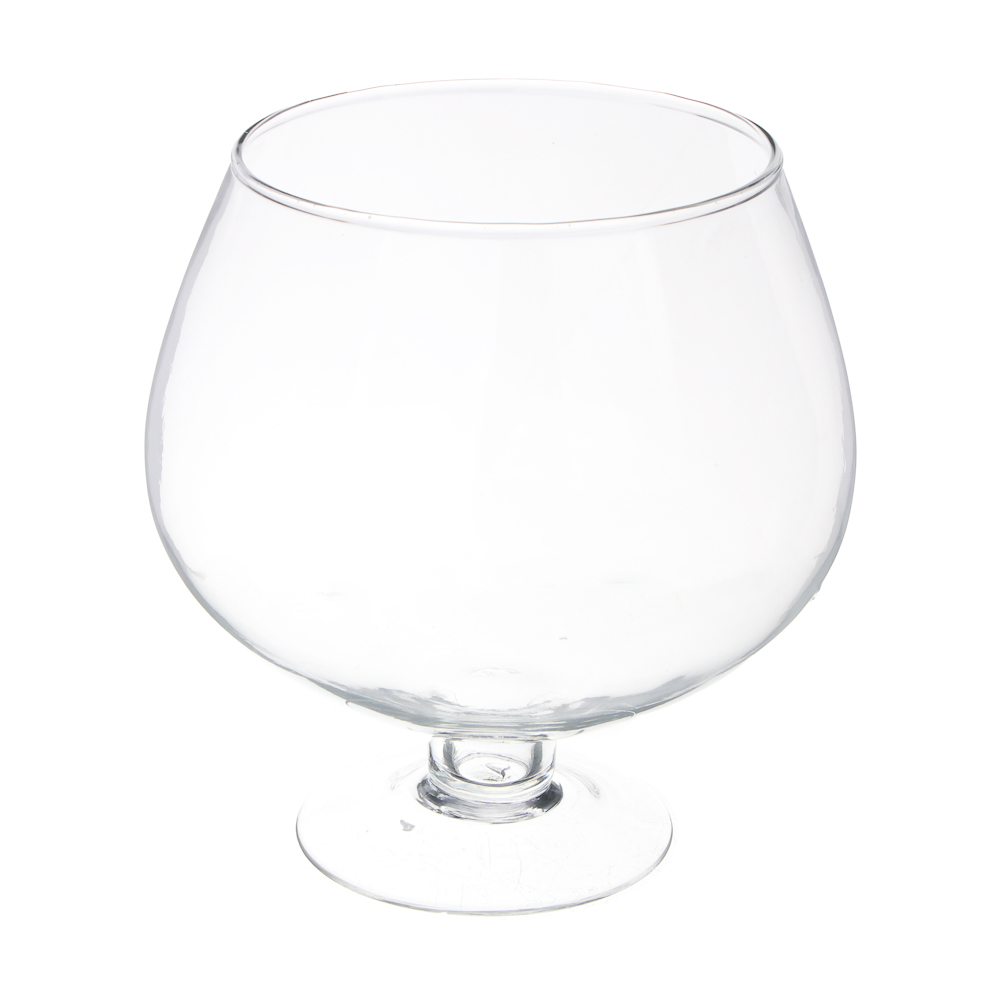 Ваза, 10х13,5х18,5 см, 3 л, стекло, прозрачная - #1