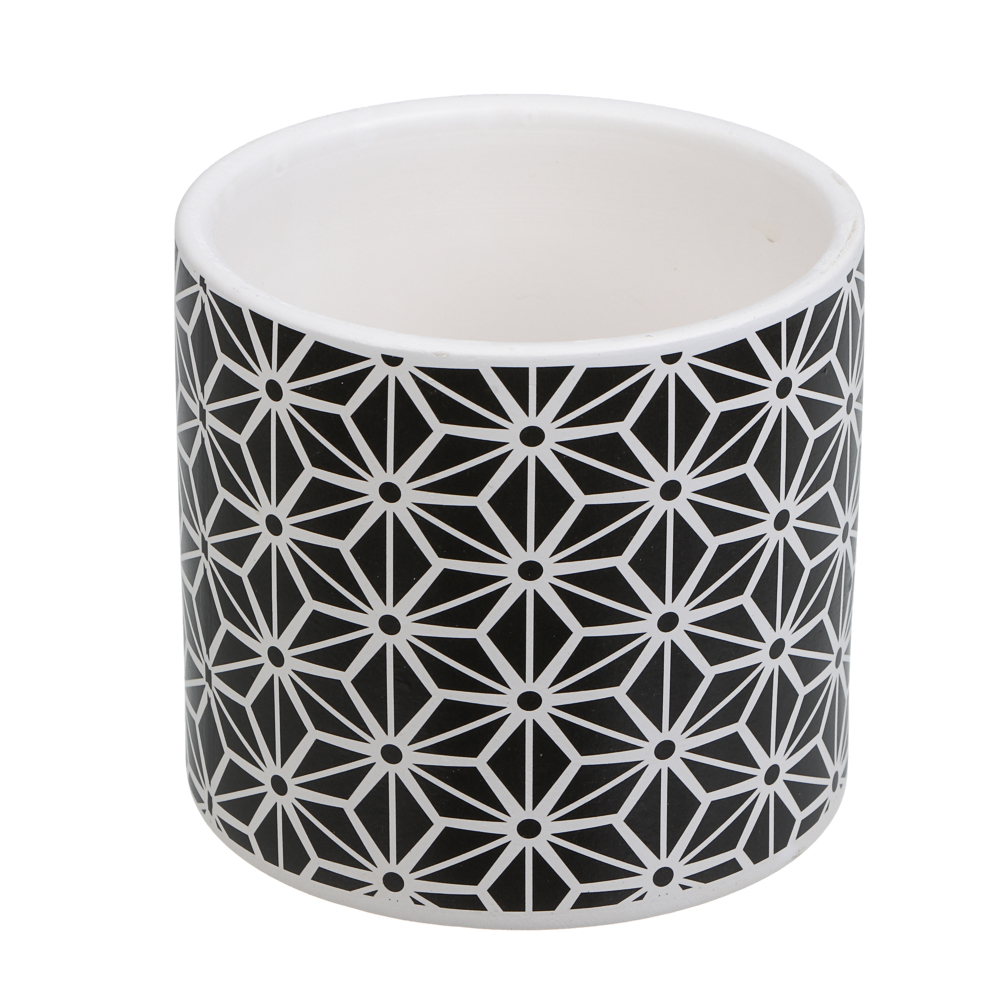 Кашпо тм INBLOOM, 10х9см, керамика, диз.2 - #8