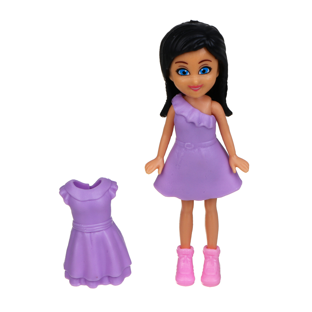 ИГРОЛЕНД Кукла 9 см в сумочке с акс., PP, PVC, ABS, 13х11 см, 4 дизайна - #9