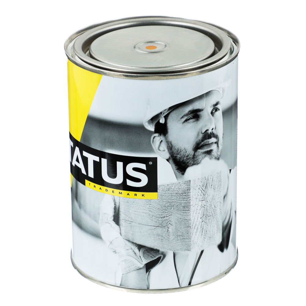 STATUS Эмаль ПФ-266 Желто-коричневая 0,8кг (для деревянных поверхностей, ДСП, ДВП, ОСБ) - #2