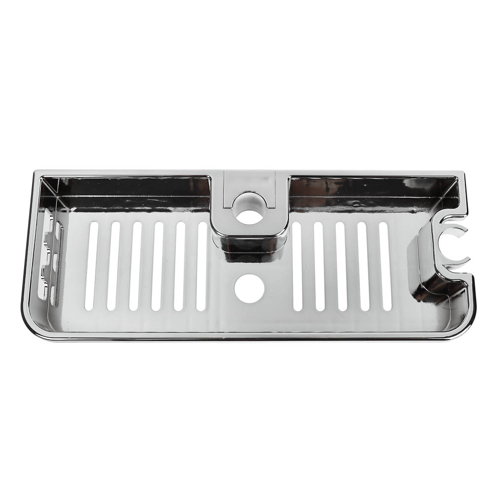 Полочка на душевую штангу, стойку, хром - #2