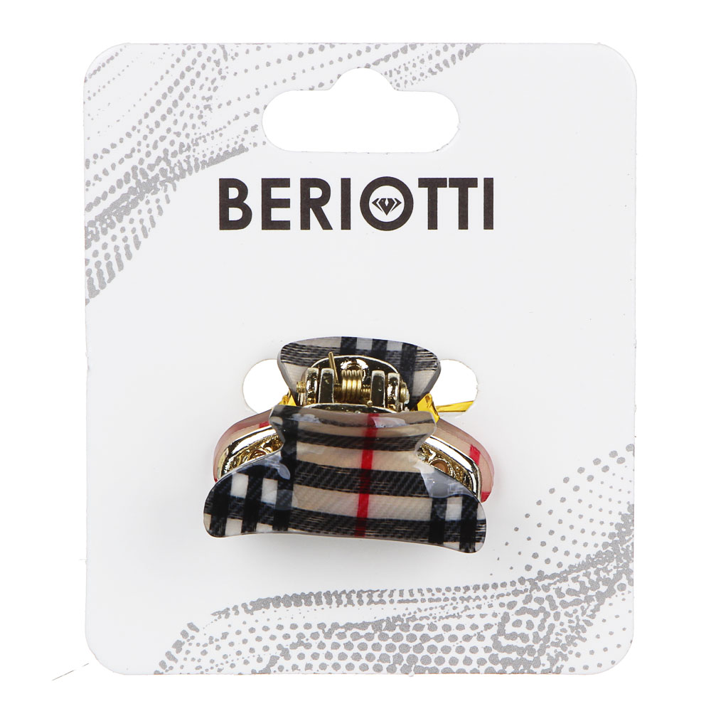 Краб для волос с принтом Beriotti  - #5