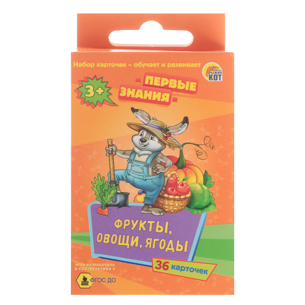 Игра развивающая настольная "Первые знания", 6,1х11,3х1,5 см, 4 дизайна - #18