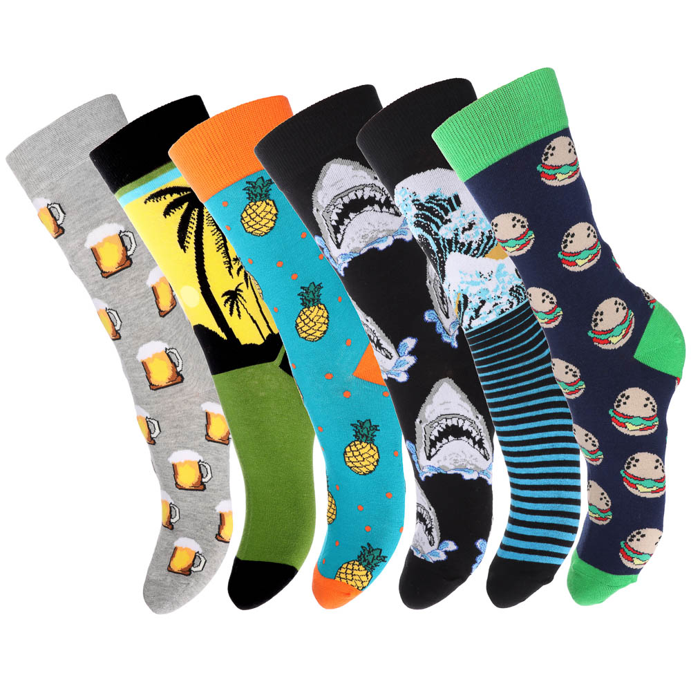 GALANTE Носки фантазийные, р.25-27, 80% хлопок, 20% эластан, разноцветные, #15 - #1