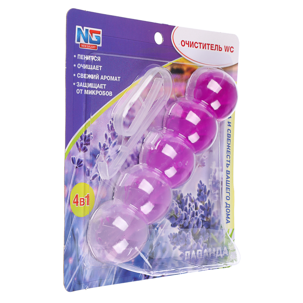 NEW GALAXY Очиститель для унитаза подвесной, 35гр. океан, лес, лаванда, лимон - #4