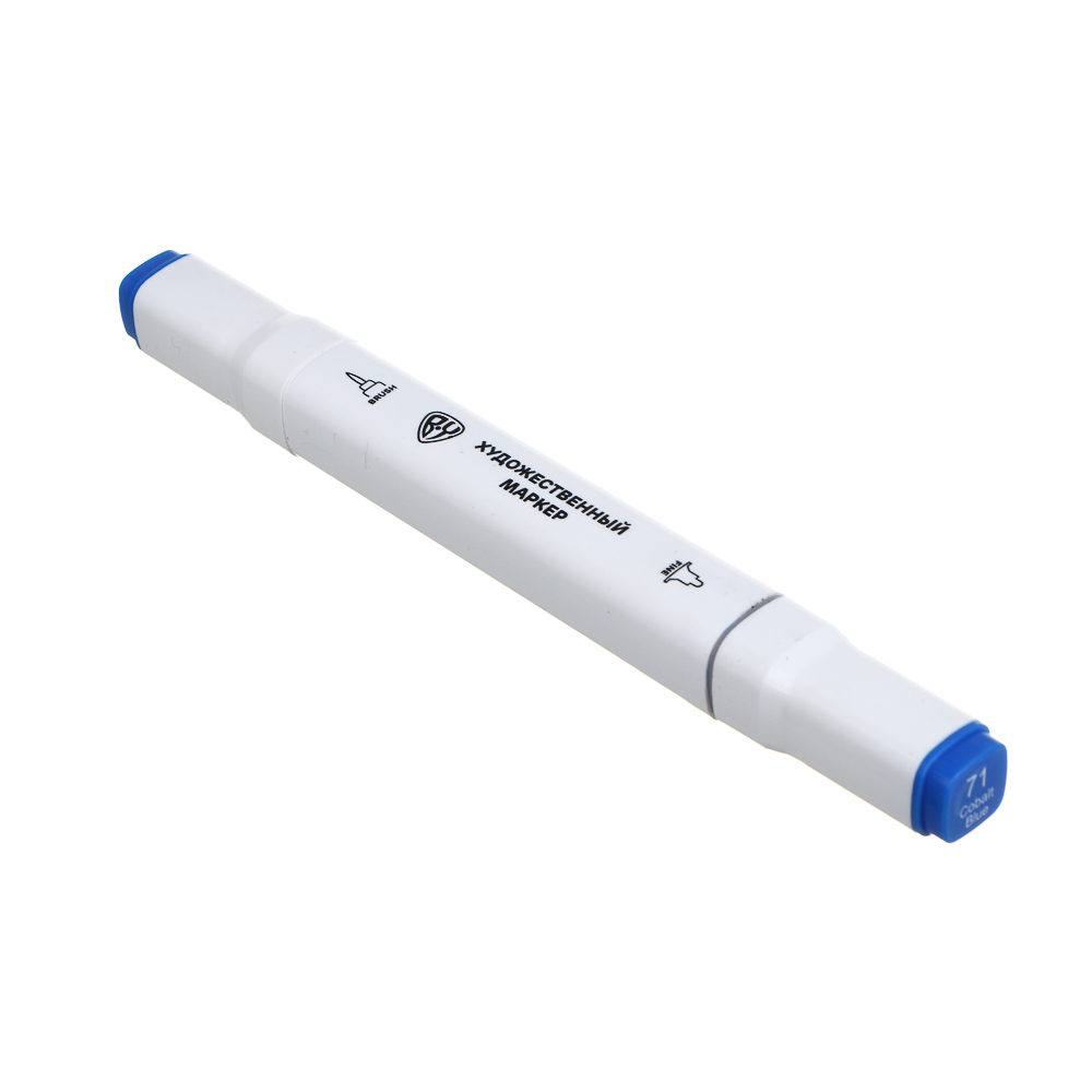 BY Набор маркеров для скетчинга, 24 цвета, 2-сторонний, кисточка/круглый, чехол - #3