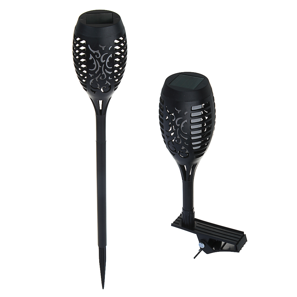 INBLOOM Фонарь-прищепка на солн батарее 22х7см, 12LED, желтый, 1реж, 1x1.2v 2/3AAA 200mAh Ni-MH, ABS - #2