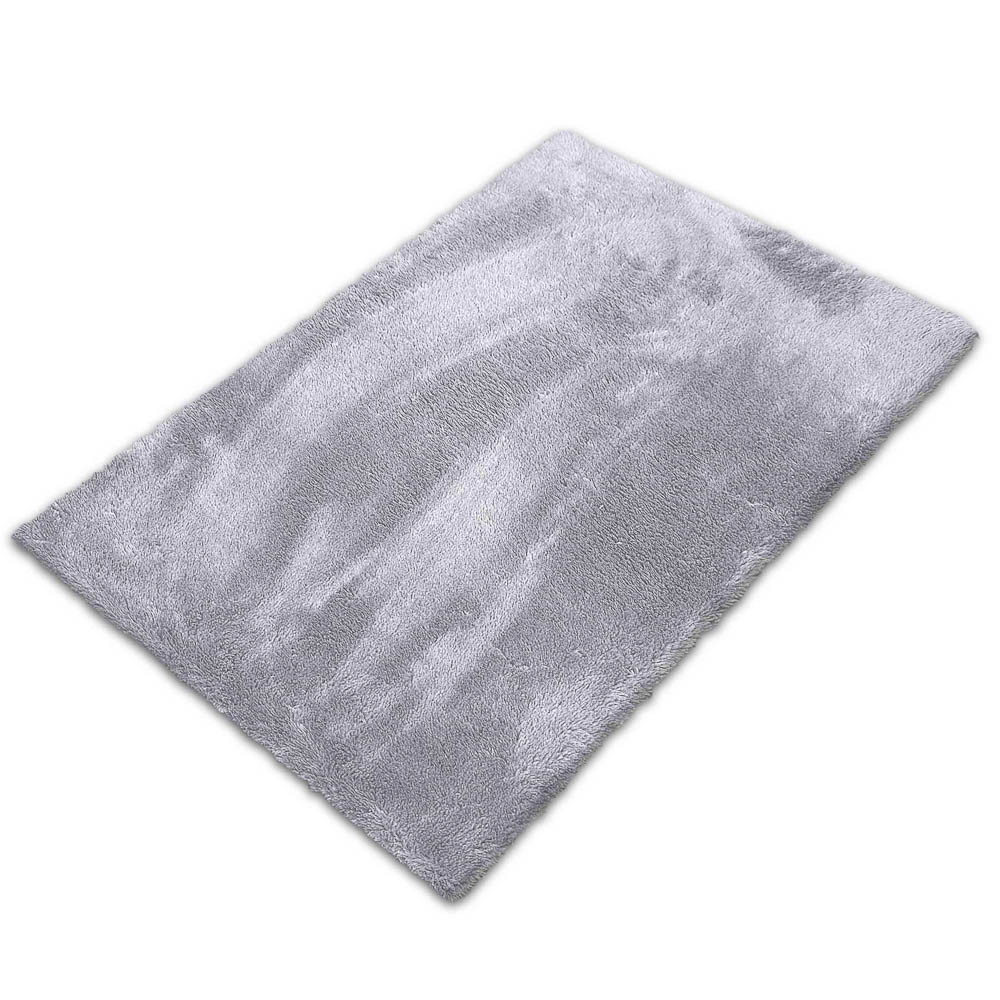 Коврик плюшевый 50х80 серый 02 - #1