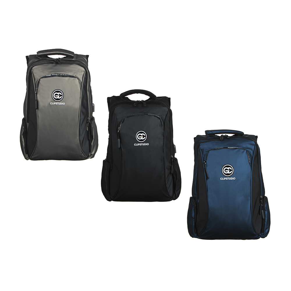 Рюкзак подростковый, 47x37x15см, 2 отд, 3 карм, многослойный водоотталк.нейлон, USB, 3 цвета - #1