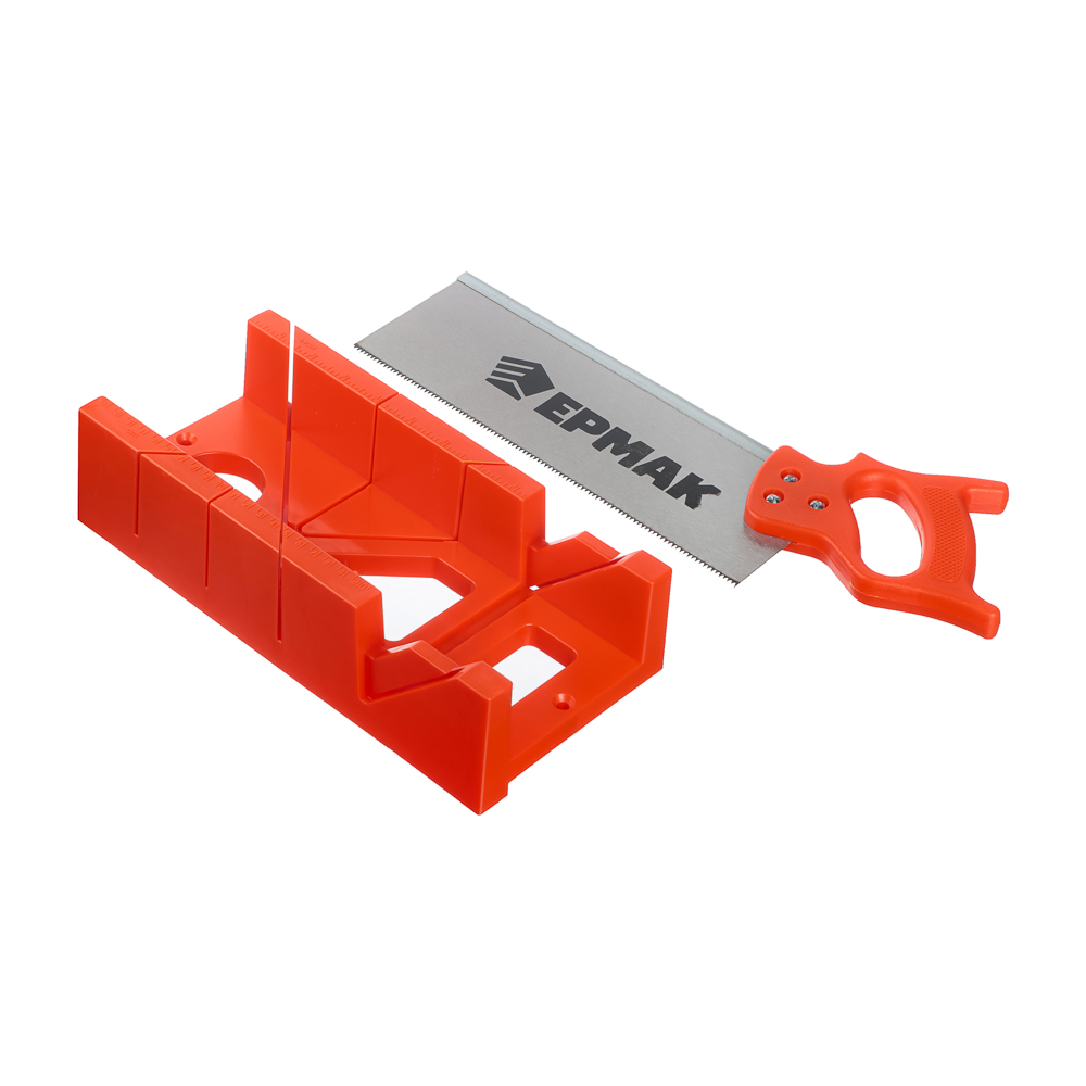 ЕРМАК Набор: стусло и ножовка 300мм, зубья высотой 4мм, шаг 4мм - #2