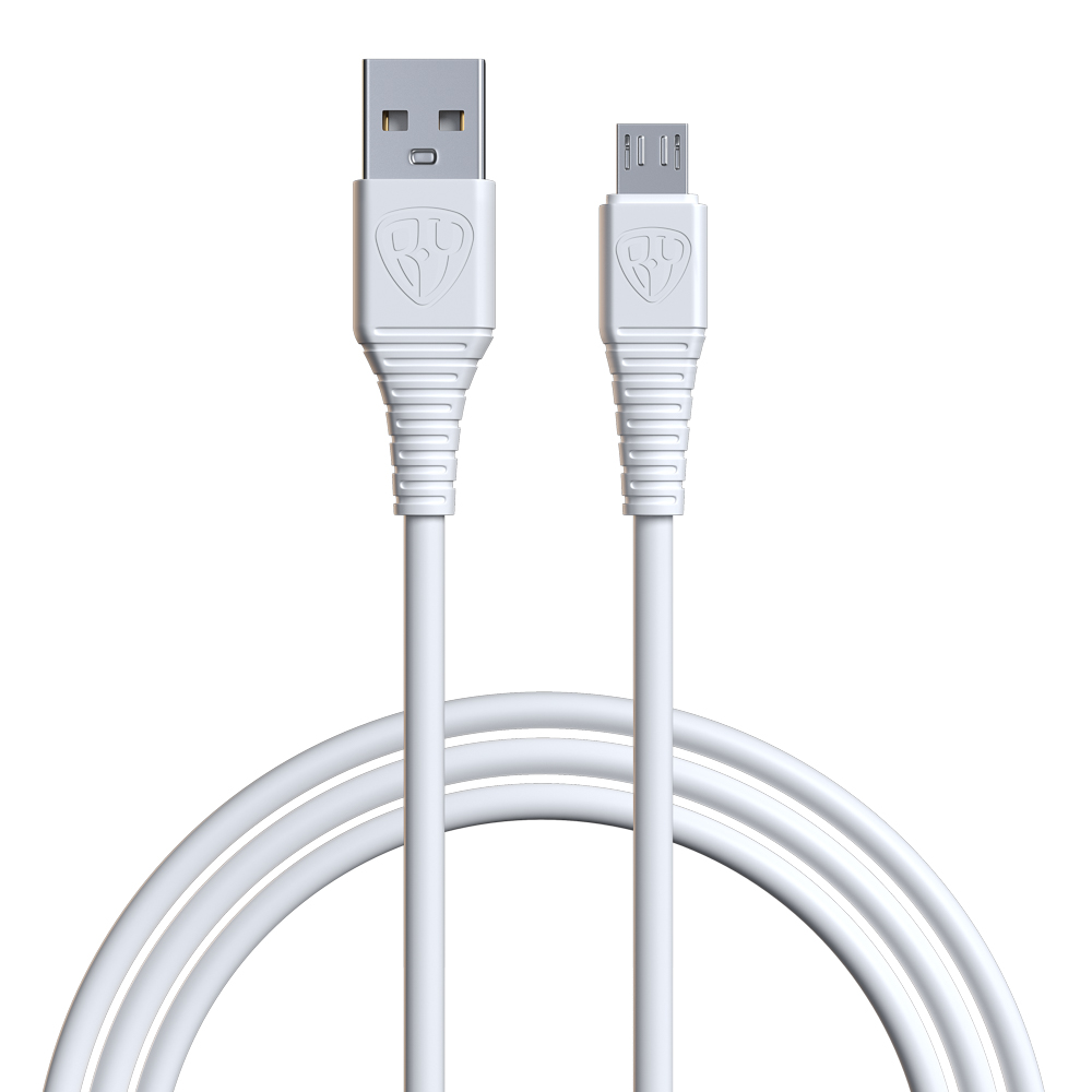 BY Кабель для зарядки Классик Micro USB, 1м, 3A, белый - #1