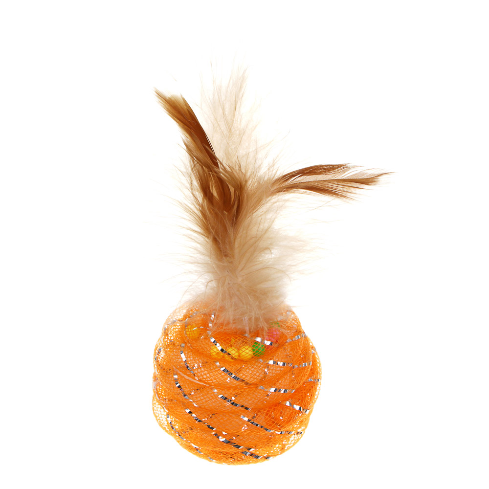 VETTA Игрушка для домашних животных, перья, полипропилен, 5 см - #3