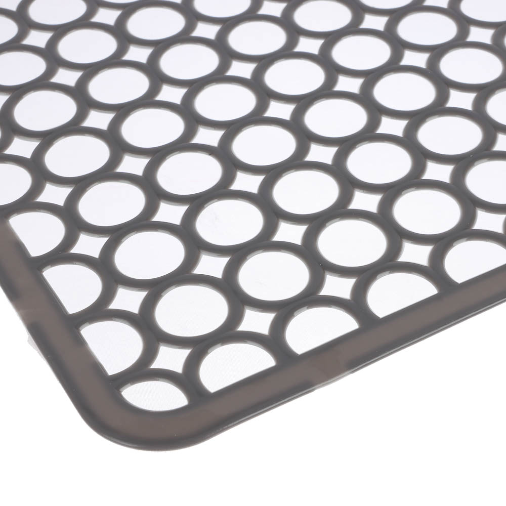 Коврик в раковину противоскользящий тм VETTA Кругляш, 27,5х27,5см, ПВХ, 4 цвета - #7