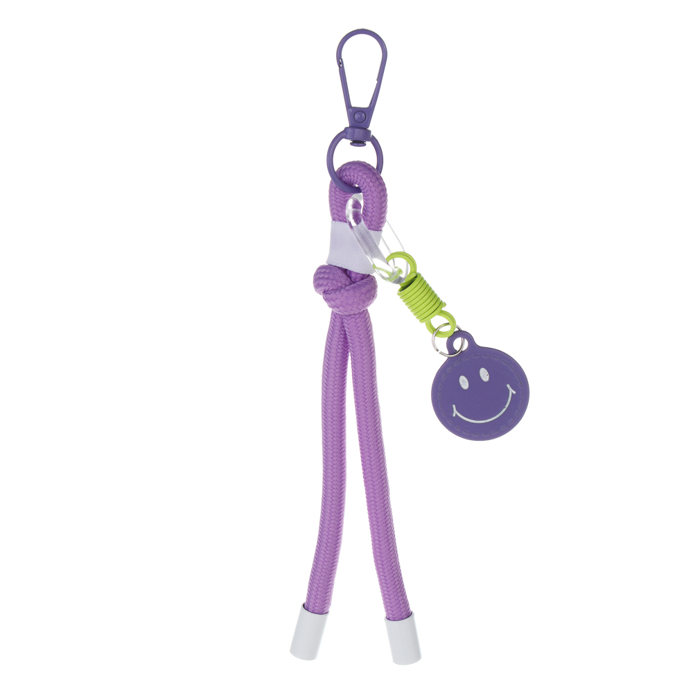 Подвеска аксессуар паракорд с шармом тм ЮL Smile, нейлон, металл, 18 см,  6 цветов, #2 - #2