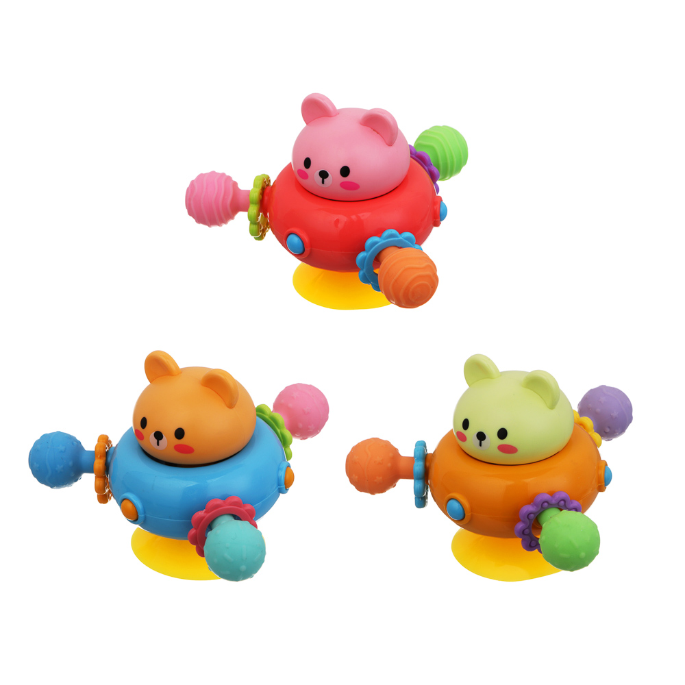 Развивающая игрушка ИГРОЛЕНД на присоске, ABS, TPE, PVC, 11х9х7см - #2