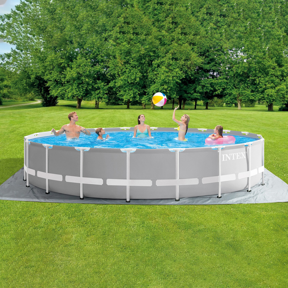 Каркасный бассейн призматический INTEX 26756 с фильтр-насосом, 610х132 см - #7