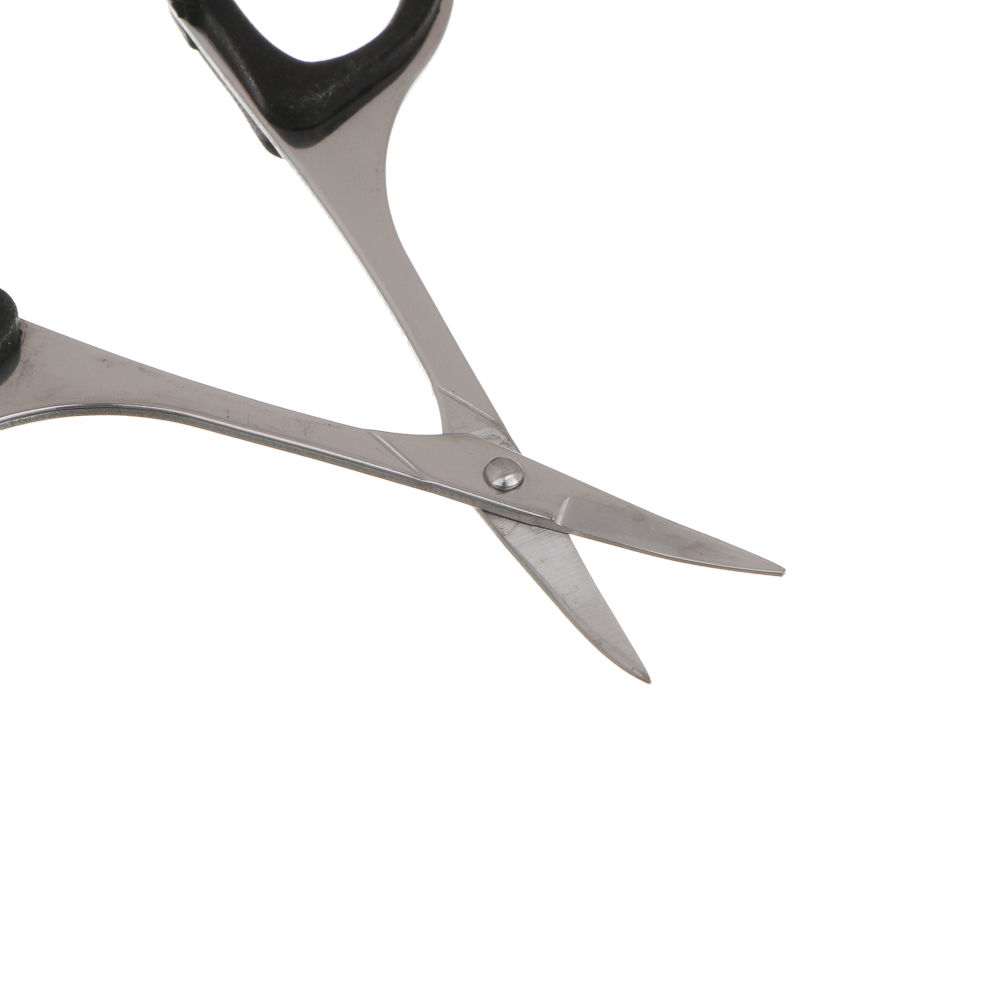 Ножницы маникюрные для кутикулы тм ЮНИLOOK, сталь, силикон, 9 см, 2 цвета - #4