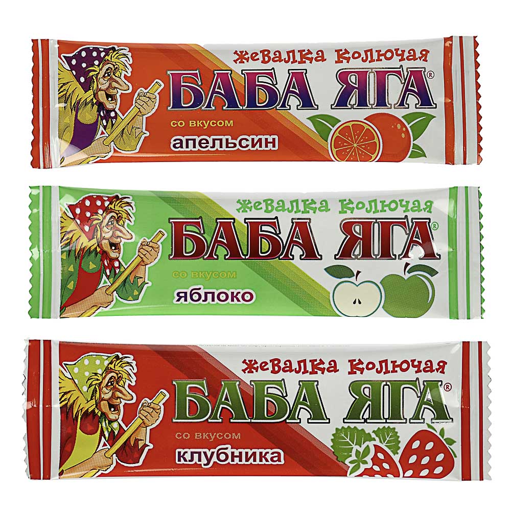 БАД Конфета жевательная "БАБА ЯГА", в ассортименте, 11г. - #1