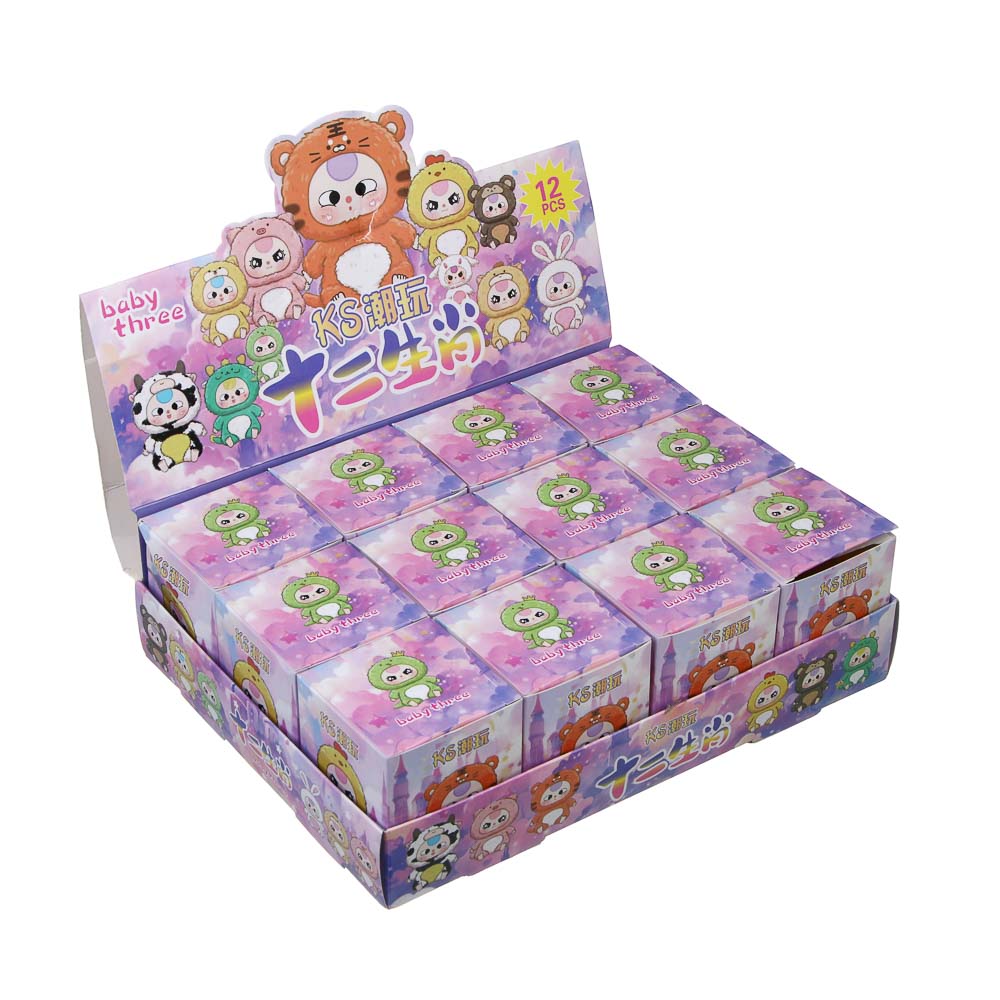 Игрушка сюрприз "Милахи", полистоун, флок, 5,8х5,8х7см, 12 дизайнов - #4