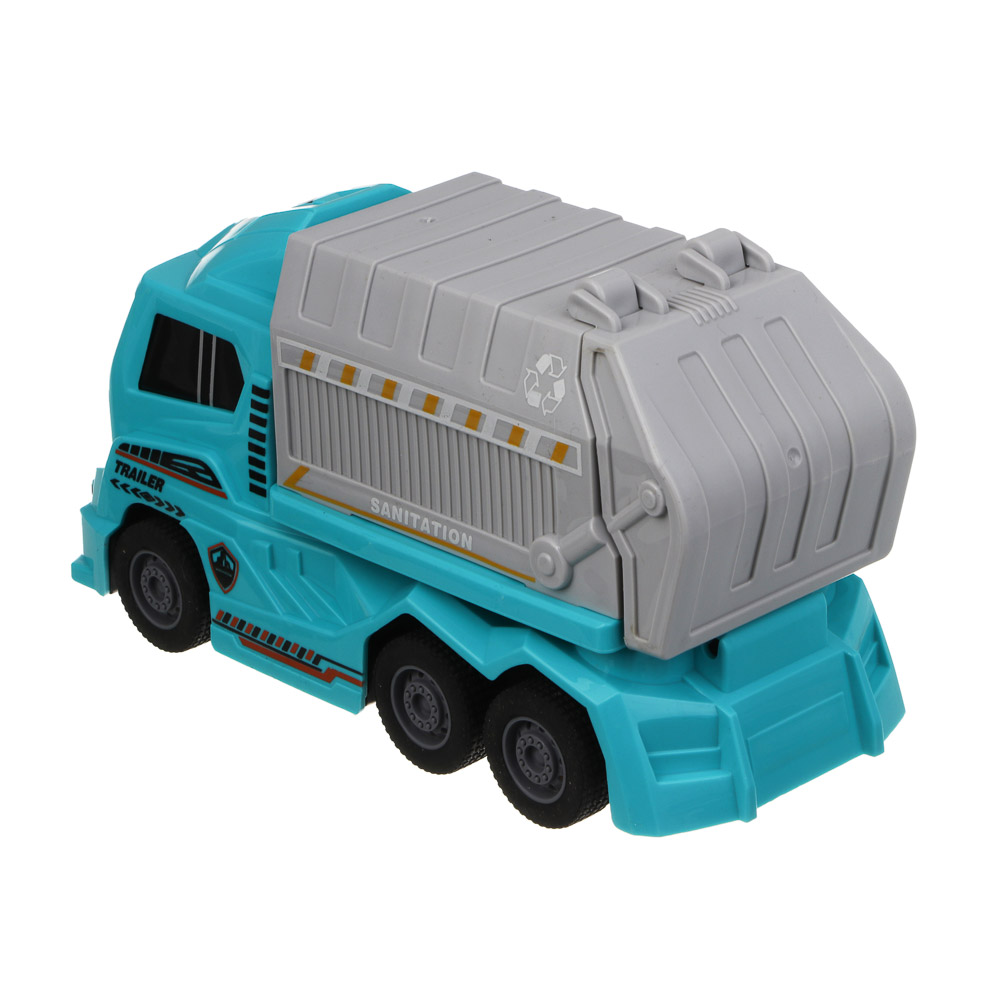 ИГРОЛЕНД Машина инерционная "Спецтехника", подвижные детали, PP, 20х8х10,5 см, 5 дизайнов - #4