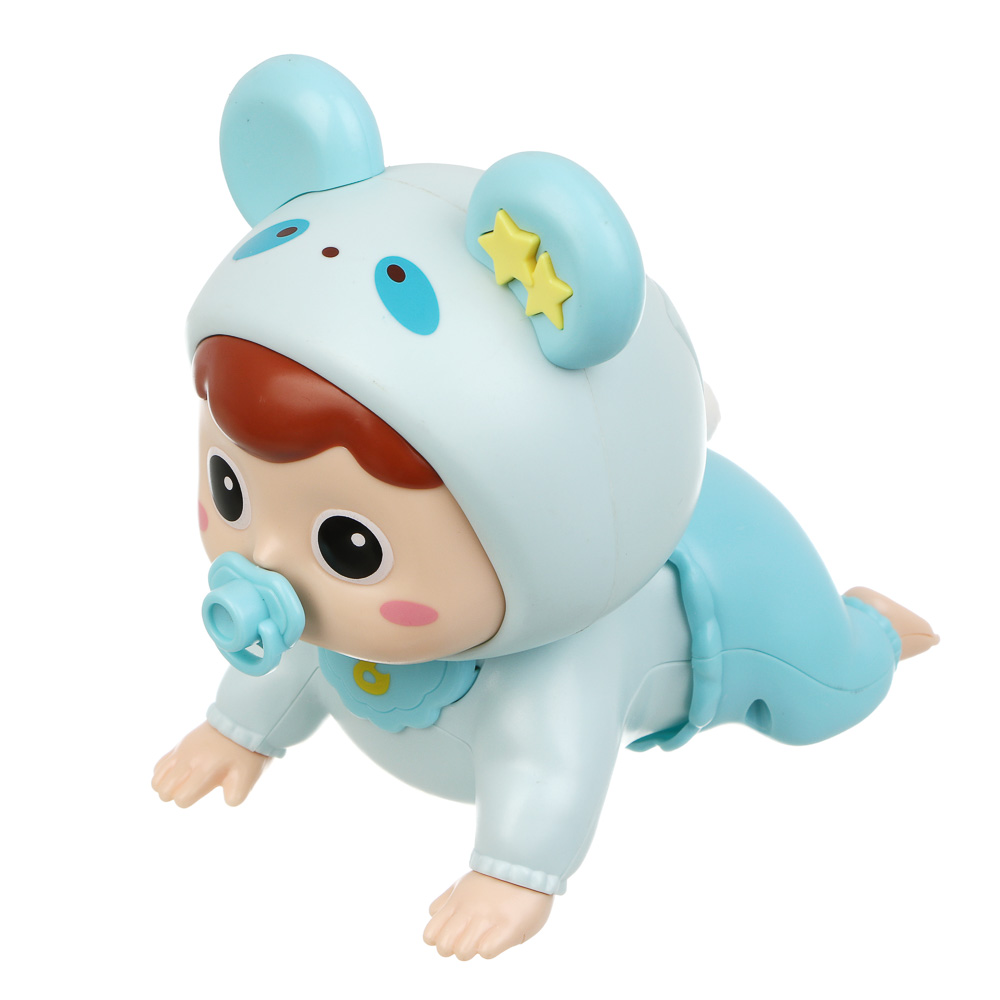 ИГРОЛЕНД Игрушка интерактивная ползунок "Малыш", звук, ABS, 2хААА, 13х9х12,5 см - #5