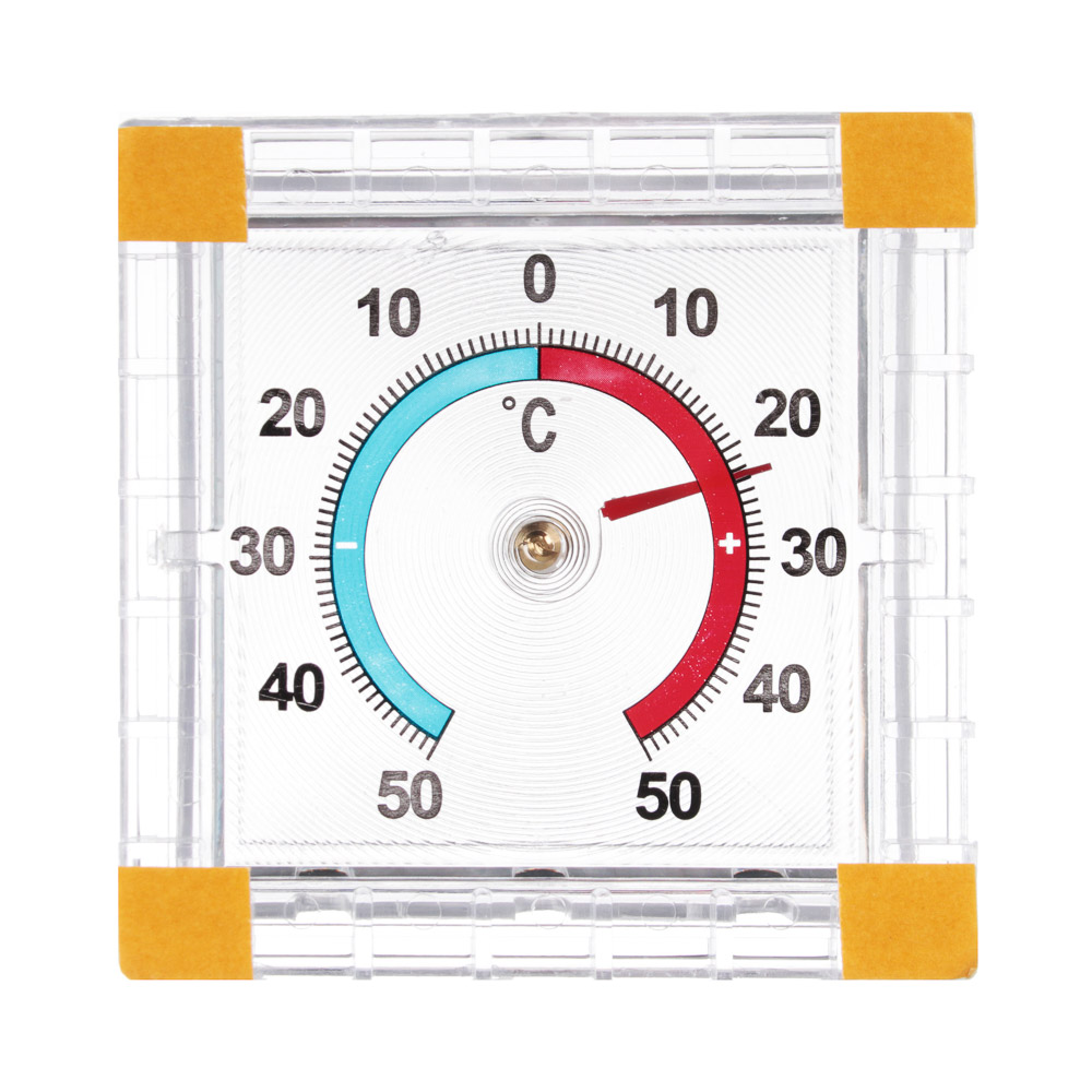 Термометр оконный Биметаллический (-50 +50) картон. блистер, ТББ - #1