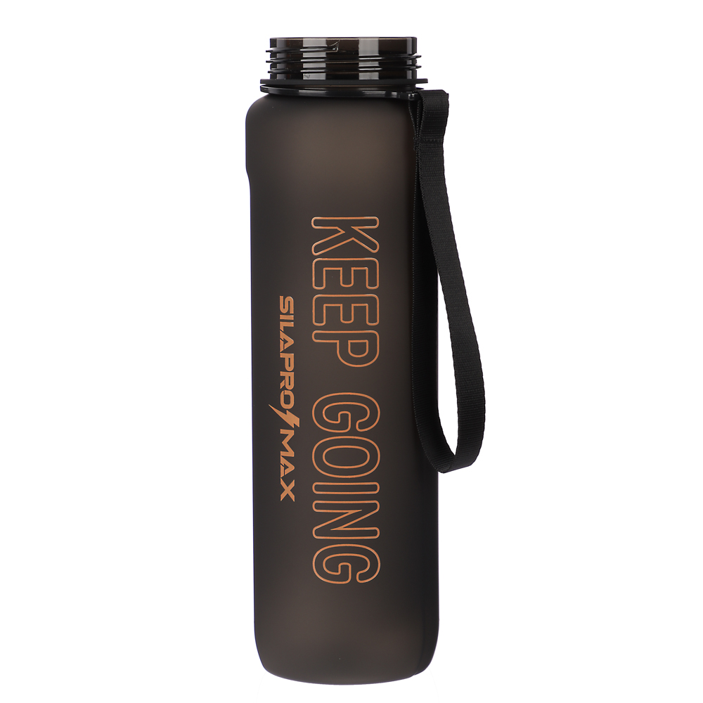 SILAPRO MAX Бутылка спортивная с замком, BLACK, 900мл, PC - #10