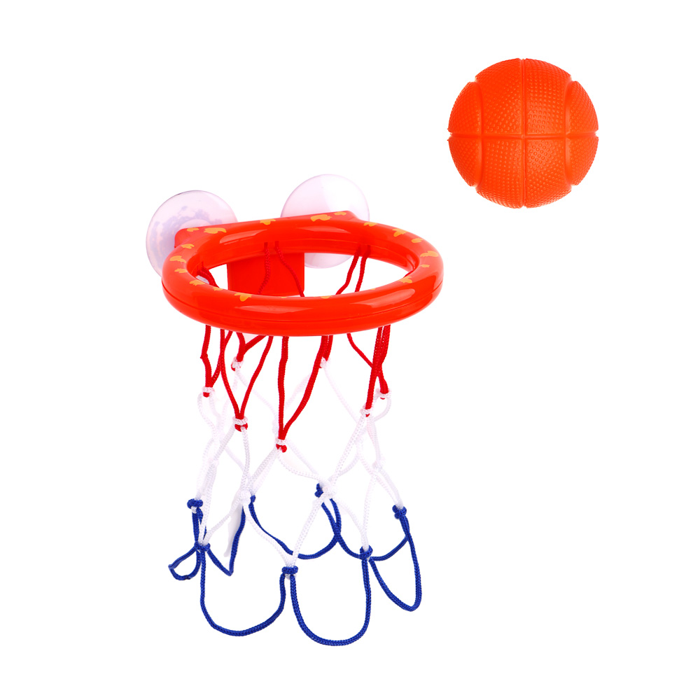 SILAPRO Набор для мини-баскетбола на присосках (корзина d14см-1шт; мяч 5.5см-3шт), пластик - #1