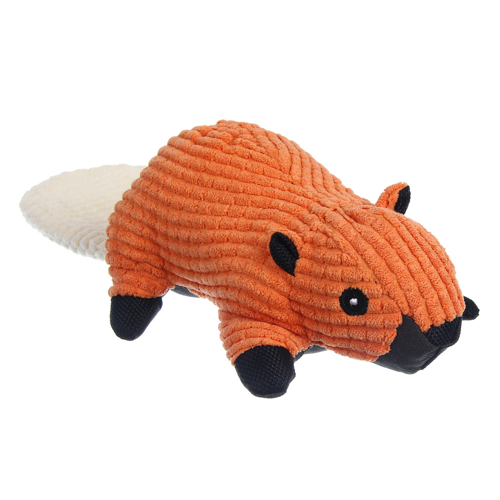 Игрушка для собак, тм VETTA, с пищалкой, бобер, п/э, 29*13см - #3