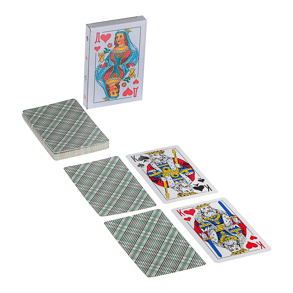 Карты игральные 36 шт/колода мультиколор картон. - #2