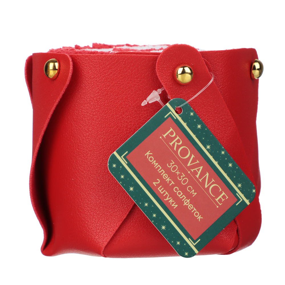 PROVANCE Щелкунчик Комплект салфеток 2шт в сумке, 30х30см, 85% полиэстер, 15% полиамид, 2 дизайна - #10