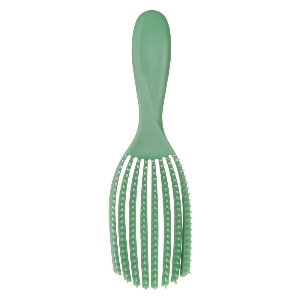 Расческа массажная веерная тм ЮНИLOOK, 23 см, пластик, 4 цвета - #10