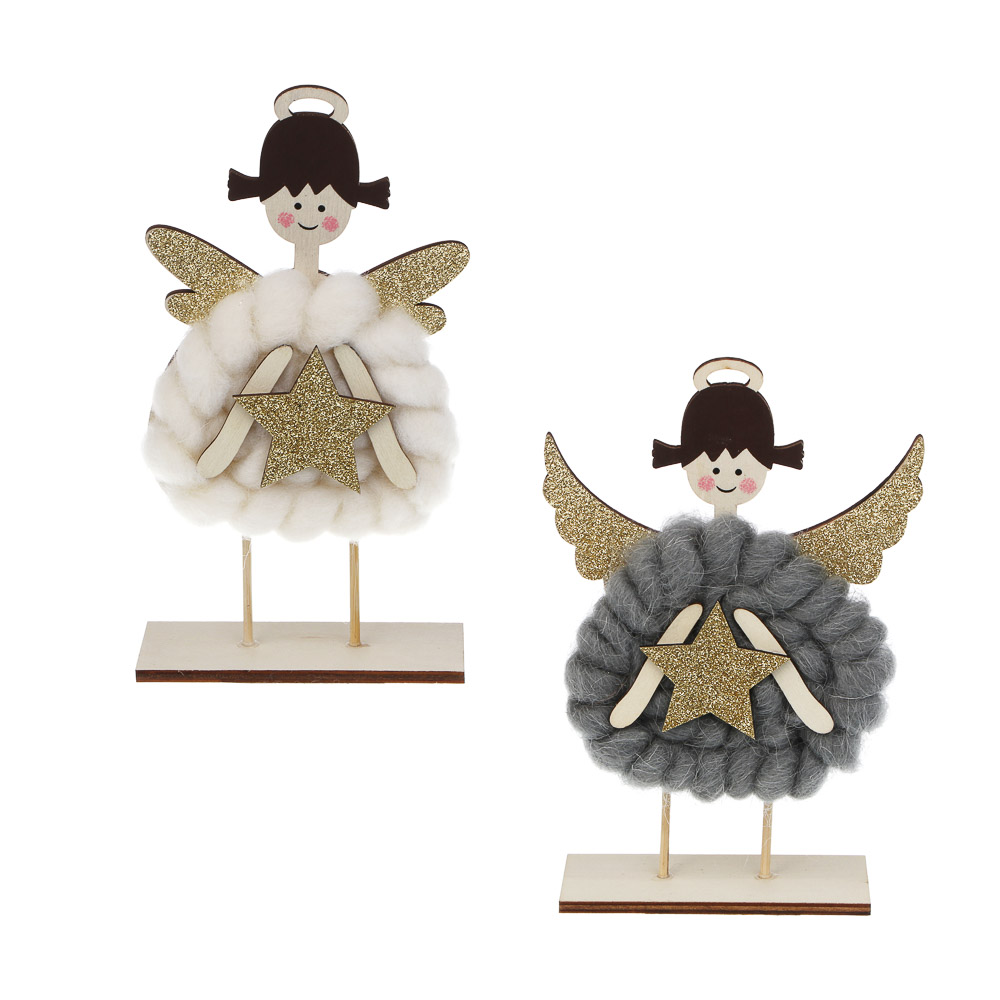 Фигурка декоративная "Ангел", 10х4х18 см, МДФ, 2 вида - #1