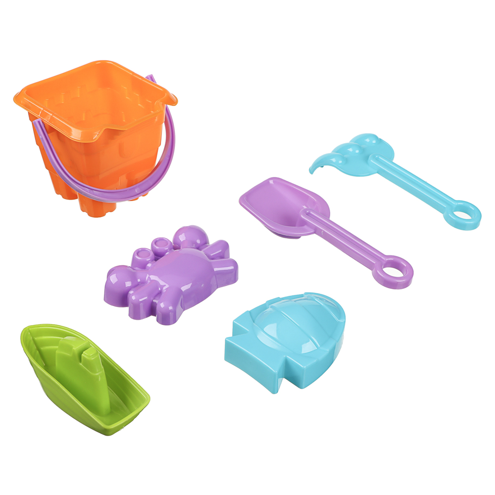 Набор для игры в песке, 6 предметов, ИГРОЛЕНД, для детей 3+ - #14