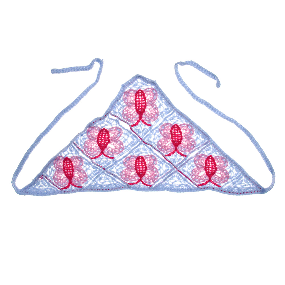 GALANTE Косынка вязаная женская, р-р 50x35см, 100% полиэстер, 6 дизайнов - #2