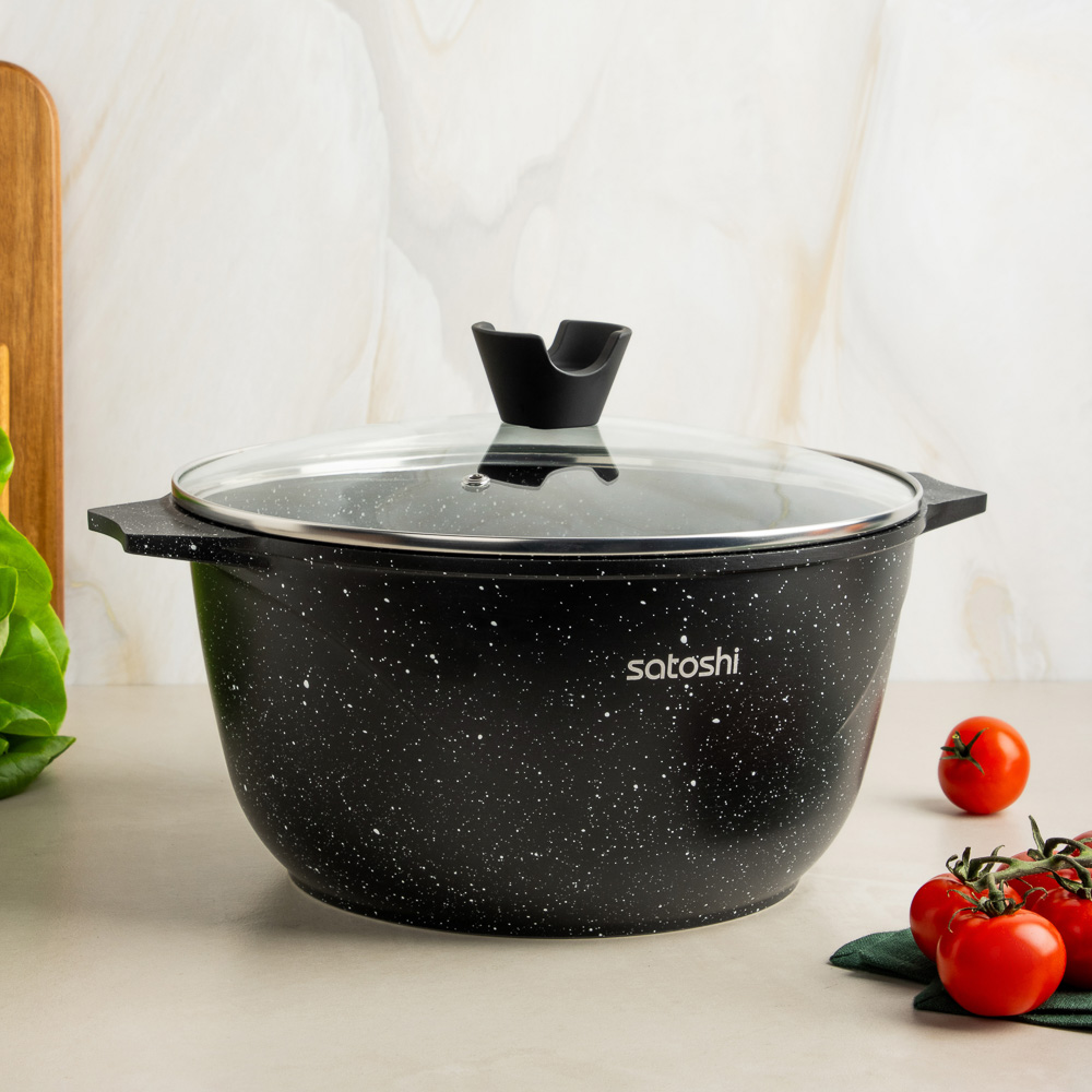 SATOSHI Монфор Казан 26х14,0см, 5,8л, литой алюминий, индукция - #15