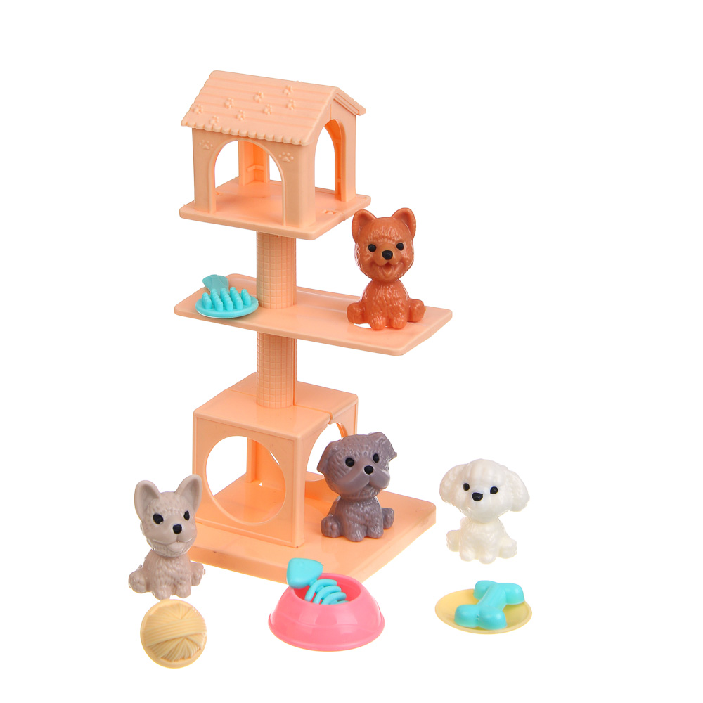ИГРОЛЕНД Кукла 15 см с акс. и питомцами, PVC, PP, ABS, 45х8х24 см - #7