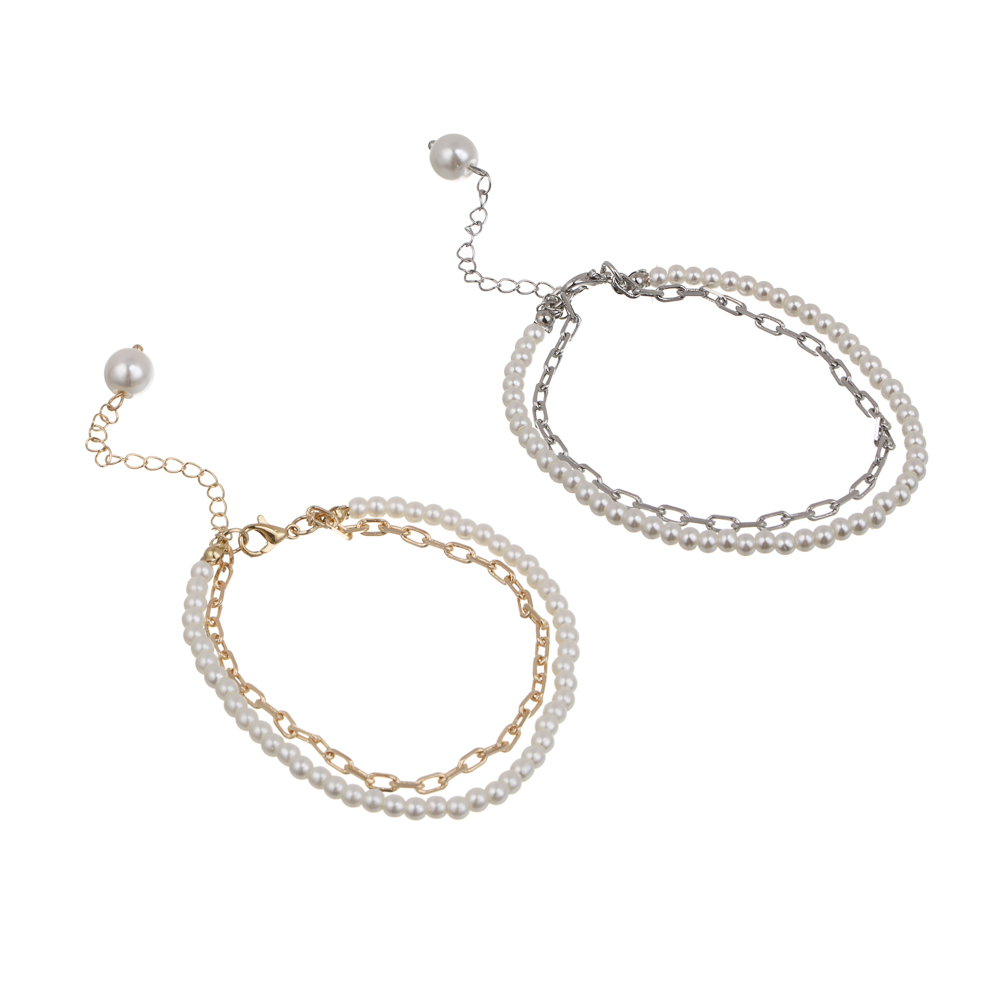 Браслет 15,5см, медь, стекло, 2 цвета, БЖ25-19 - #1