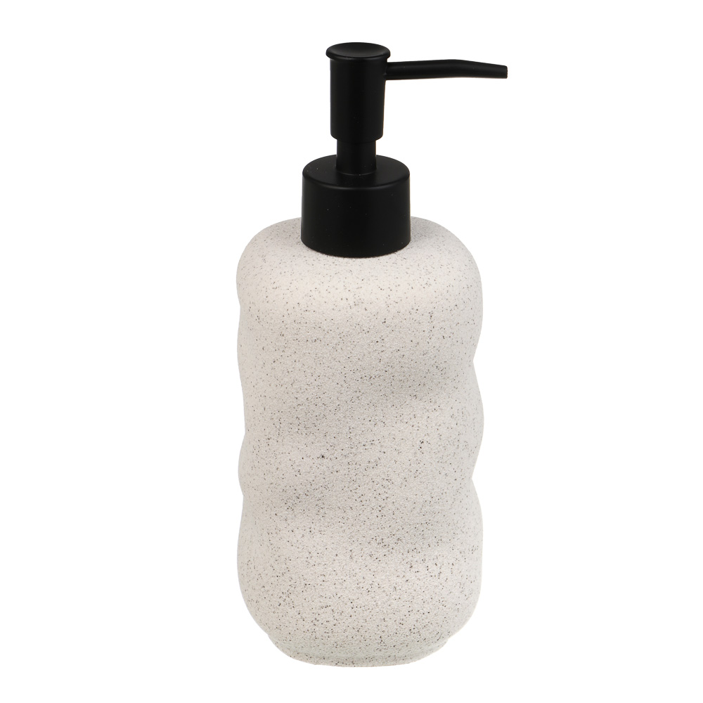 Диспенсер для жидкого мыла тм VETTA Верона 360мл, керамогранит, белый, 7,6x7,6x14/20см - #3