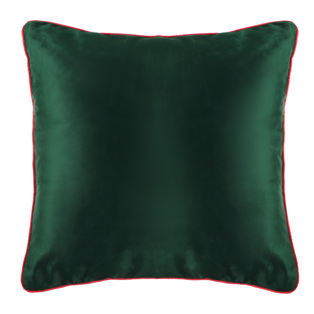 Чехол для подушки Provance "Асти", зеленый, с окантовкой - #1