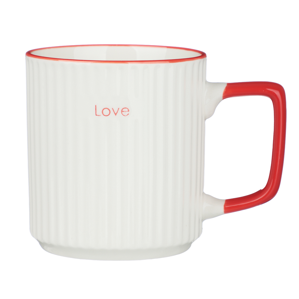 Кружка Уайт тм MILLIMI, 340мл, 3 цвета, фарфор - #2