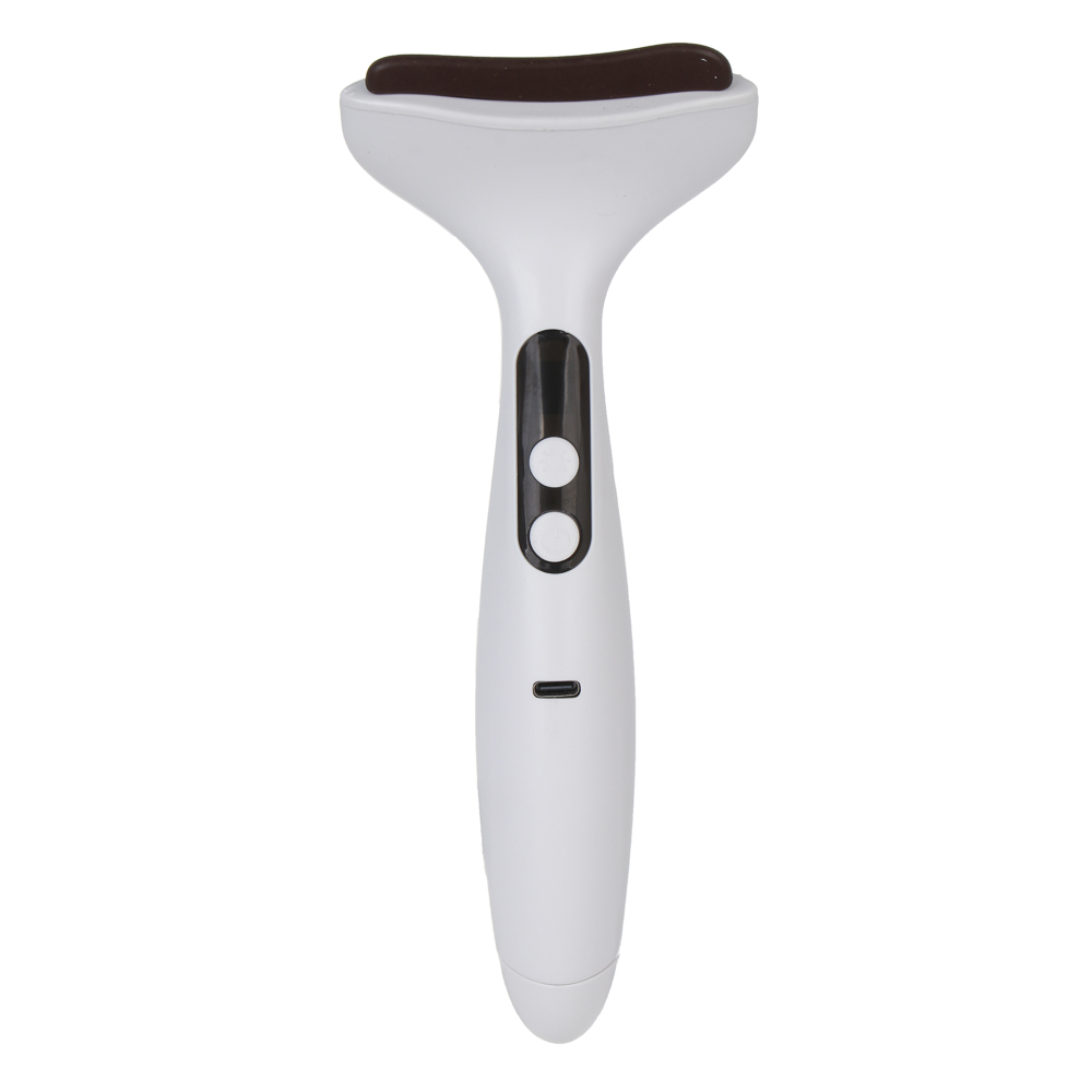 LEBEN Массажер для лица Гуаша, 2 режима, 1500мАч, белый - #1