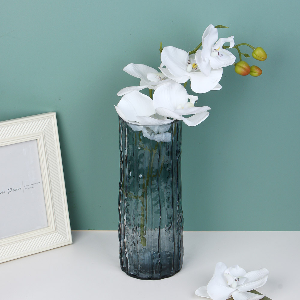 Ваза стеклянная, 9x24см, 2 цвета - #3