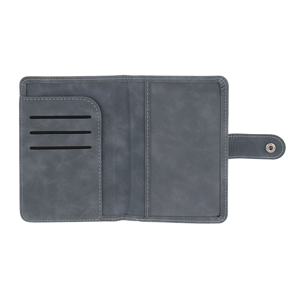 Обложка для документов тм ЮL Астерикс многофункциональная на кнопке, ПУ, 15х11см, 3 цвета, арт.1 - #3